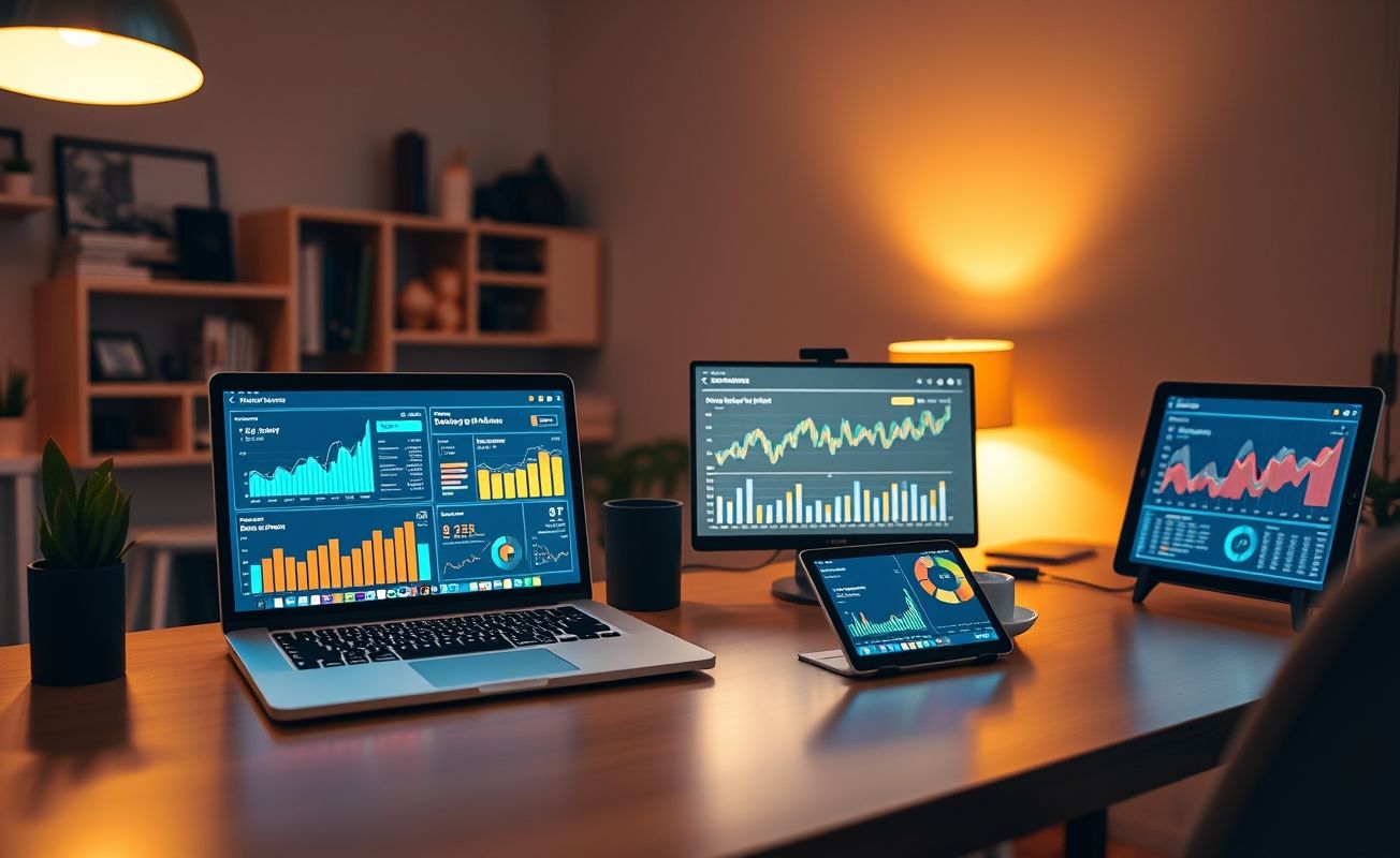 Workspace digital com análise de métricas para monetização