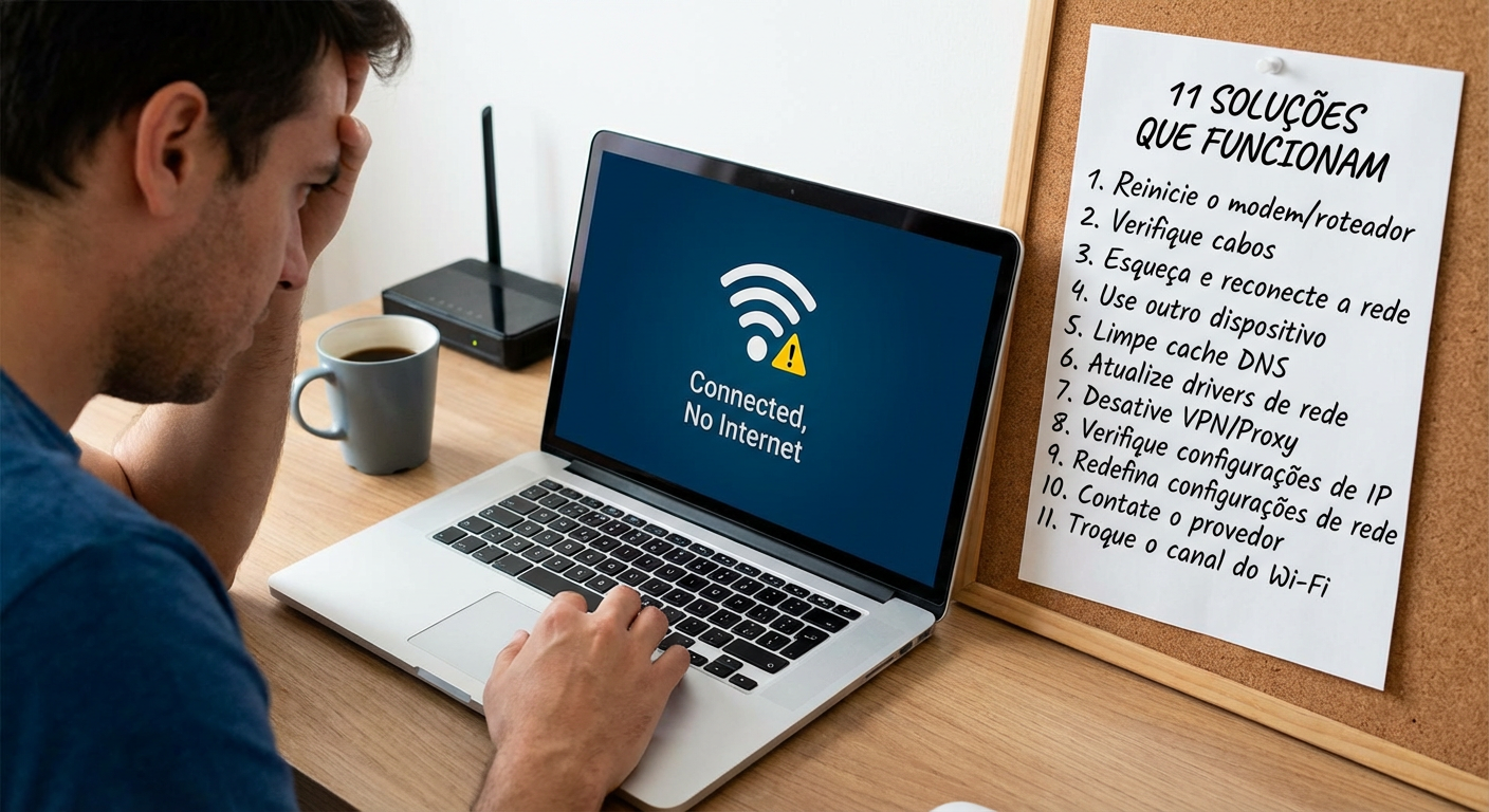 wi-fi conectado mas sem internet 11 soluções que funcionam