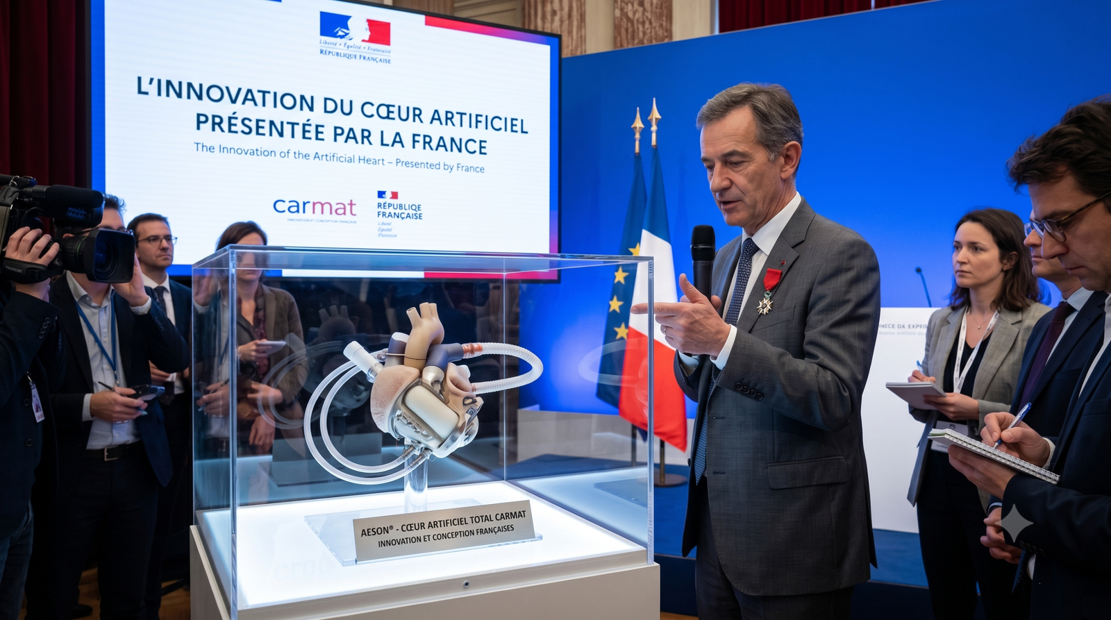 A Inovação do Coração Artificial Apresentado pela França
